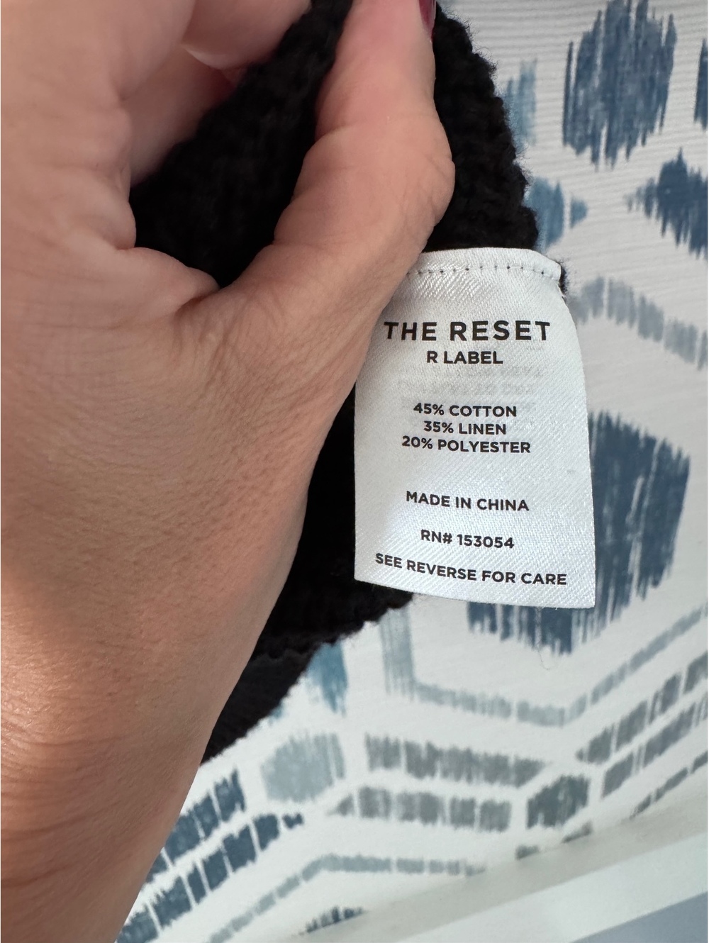 The Reset R Label Open Knit Top - Picture 3 of 4